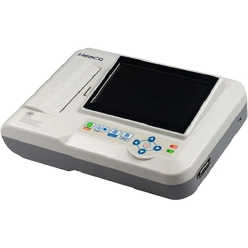 Електрокардіограф ECG600G (6/12 канальний), з сенсорним екраном (HEACO)